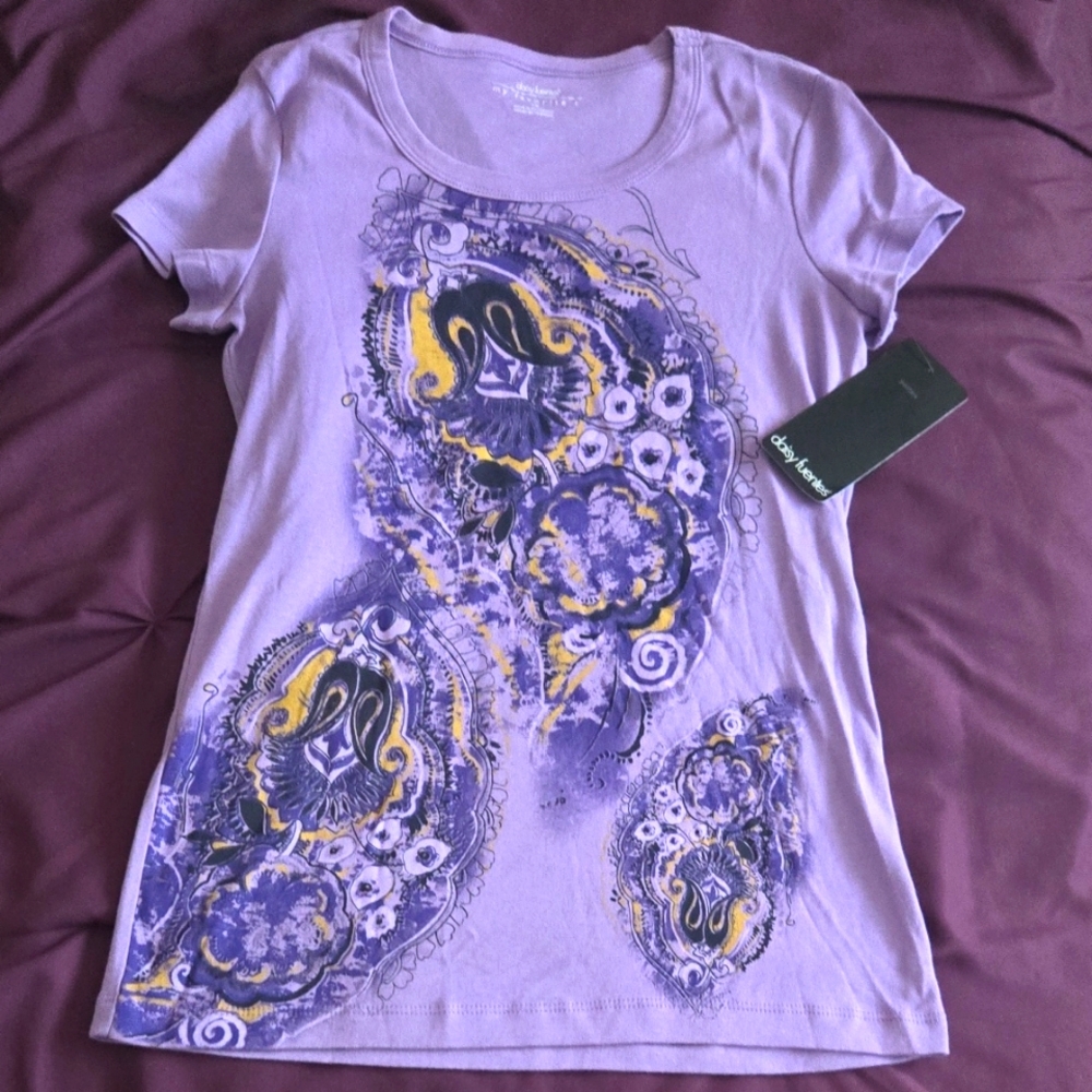 Purple Graphic T-Shirt, PM